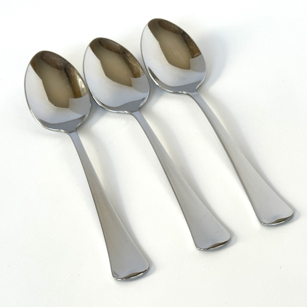 Oneida USA DISTINCTION Stainless Steel Flatware Set of 3 Teaspoons 6"
